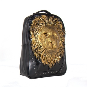 3d lion head backpack