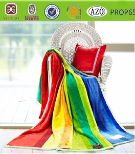 Manta/sabana/alfombra de <span class=keywords><strong>coralina</strong></span> con diseño de Las rayas de acuarela - Product Image 1
