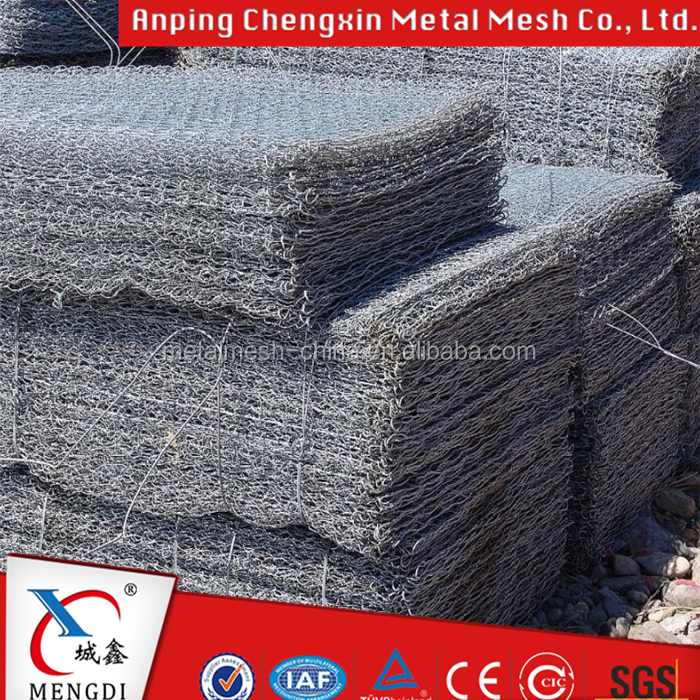 Hot dip galvanisé gabion conception avec le bon prix
