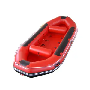 Inflatable boat whitewater 4 5 6 person river inflatable raft boat hypalon float bottom raft drifting pvc boat with motor