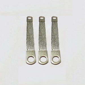 Bện Tay Áo Linh Hoạt Đồng Đóng Hộp Dây Đồng Kết Nối Dây Đỏ/Bạc Bị Mắc Kẹt Với Crimping Terminal 5.0Mm ~ 80Mm 100Pcs - Product Image 4