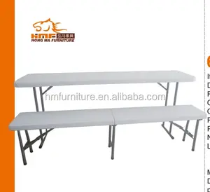 blow molding 6ft folding in half bench for sale