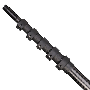 <span class=keywords><strong>Camping</strong></span> al aire libre lámpara girando guías de fibra de vidrio de fibra de carbono de caña telescópica para la pesca - Product Image 2