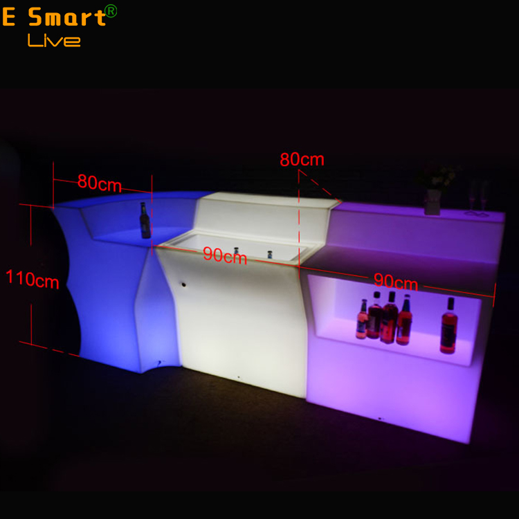 ポータブルバーカウンターパーティーイベントカウンターLED