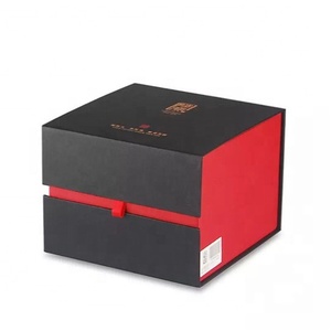 <span class=keywords><strong>Vuelos</strong></span> de grabación en relieve de lujo impreso personalizado plegable negro flip caja de regalo Cierre magnético de papel de la caja de cartón magnético cerca de caja - Product Image 2