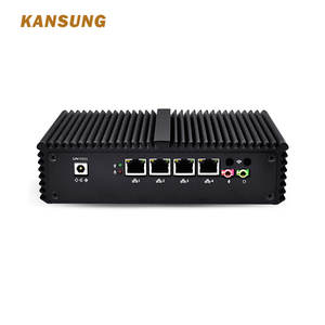 PC de jeu industriel sans ventilateur X86 Mini <span class=keywords><strong>Server</strong></span> 4 Lan - Product Image 2
