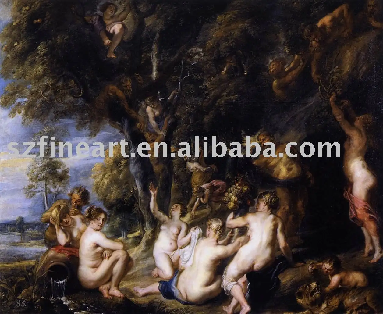 Tái Tạo Bức Tranh Khỏa Thân Thực Tế Của Peter Paul Rubens(100% Vẽ Tay)