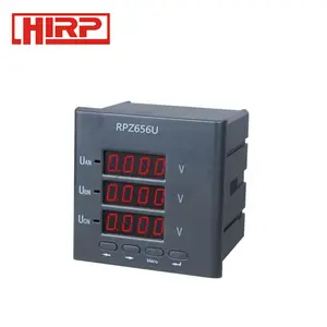 RPPA656U 3 fazlı AC DC voltaj dijital Panel sayacı Volt Amp Watt metre