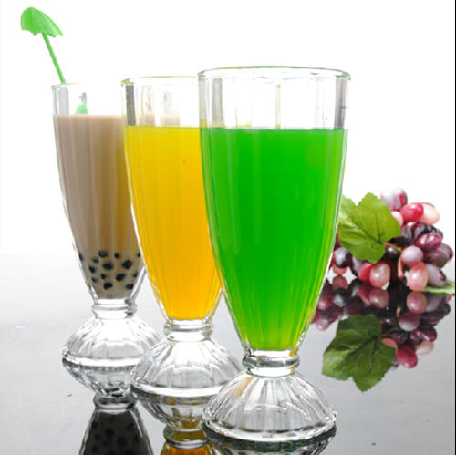 Glass Ice Cream Cup Hot Sale Transparent Glass Ice Cream Juice For Dessert Bar