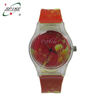 Jam Tangan Tali Sandwich Warna-warni Kustom Jam Tangan Mini COCA Kecil Gelang Sandwich Jam Tangan Penjualan Langsung dari Pabrik