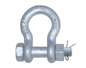 AISI 304 316 galvanisé grande chaîne de chalutage forgée réglable Dee D manilles avec goupille à vis à tête ronde - Product Image 5