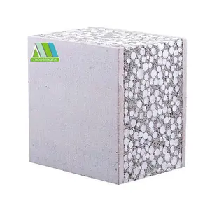 fast project turnover foam concrete aac panel prefabricated houses villa EPS cement wall panels/prefab housing block