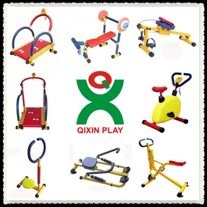 阿里巴巴中国专业制造商儿童健身房设备幼儿园健身儿童户外健身器材 QX-11078C