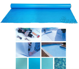 Fenlin Runde Blaue 1,5mm <span class=keywords><strong>PVC</strong></span>-Poolfolie mit UV-Schutz & Rutschfesten Eigenschaften Polyester-Webkern für Schwimmbäder - Product Image 2