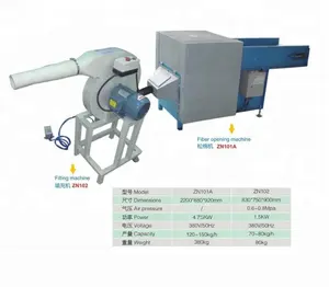 सबसे अच्छी कीमत पॉलिएस्टर स्टेपल फाइबर खोलने और भरने की मशीन