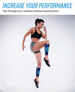 Tùy Chỉnh <span class=keywords><strong>Shin</strong></span> Splint Phòng Tập Thể Dục Chân Nén Bắp Chân Tay Áo Cho Nam Giới Và Phụ Nữ - Product Image 6
