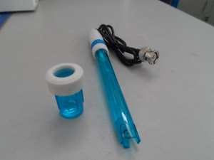 <span class=keywords><strong>Ph</strong></span> electrodo de vidrio cuerpo de plástico E201 BNC común de uso de laboratorio 0-14 <span class=keywords><strong>ph</strong></span> electrodo