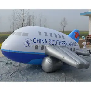 4m Long huge advertising helium blimps, inflatable helium air plane for sale