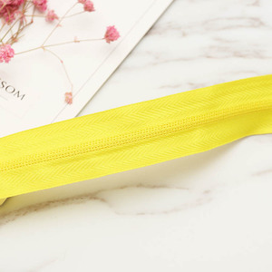 Licitación amarillo de nylon invisible cremallera ropa cremallera funda - Product Image 4