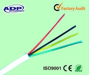 4 núcleos Teléfono redonda de 0,5 m de cable de cobre desnudo - Product Image 1