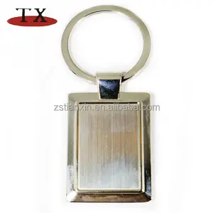 Promotion gift rectangular blank photo frame metal key holder
