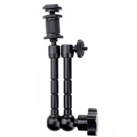 Bras magique articulé JingYing Photography Light Black Friction Magic Arm, pour appareil photo reflex numérique et moniteur, 11 pouces