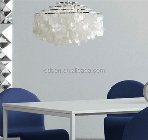 Lampadario a Sospensione LED Postmoderno Nordico in Conchiglie Artificiali per Soggiorno e Camera da Letto - Product Image 2