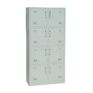 Wardrobe Cabinets gym room 8 compartment steel locker