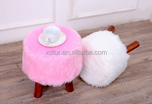 Factory Hot Sale Faux Fur <strong>Stool</strong> <strong>Cover</strong> Chair <strong>Covers</strong> - Product Image 3