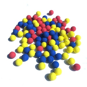 22mm linee morbide colorate Eva palla di schiuma ad alto rimbalzo per pistola giocattolo - Product Image 3