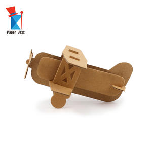 <span class=keywords><strong>Avion</strong></span> en <span class=keywords><strong>papier</strong></span> <span class=keywords><strong>3D</strong></span>, <span class=keywords><strong>papier</strong></span> jazz, carton recyclé, petites activités créatives pour enfants, puzzle <span class=keywords><strong>3D</strong></span> en carton - Product Image 4