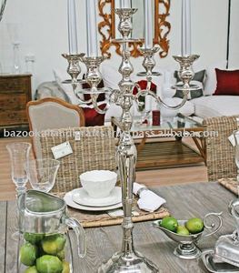 Five Arms Handmade Aluminium <b>Candelabra</b> & Candle Holder for Home & Wedding Decor - Product Image 1