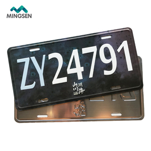 Plaque d'<span class=keywords><strong>immatriculation</strong></span> de voiture, en aluminium gaufré, impression personnalisée - Product Image 6