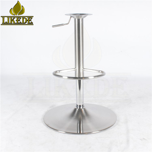 Hot Sale 304# Stainless Steel Metal bar Chair Base Swivel bar <strong>Stool</strong> Base bar <strong>Stool</strong> <strong>Legs</strong> - Product Image 3