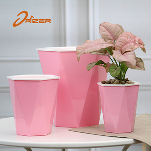 Cina Fornitura Economici Rotonda Materiale PP Blu Rosa Vaso di Fiori di <span class=keywords><strong>Plastica</strong></span> Per <span class=keywords><strong>Giardino</strong></span> Impianto <span class=keywords><strong>Vasche</strong></span> E Pentole - Product Image 4