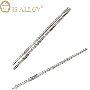 High speed bimetallic screw and barrel for extruder machine