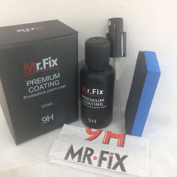 Hàng Mới Về Chất Lỏng Chính Hãng Phủ Gốm Ô Tô Mr Fix 9H Cho Xe Hơi Xịt 50ML