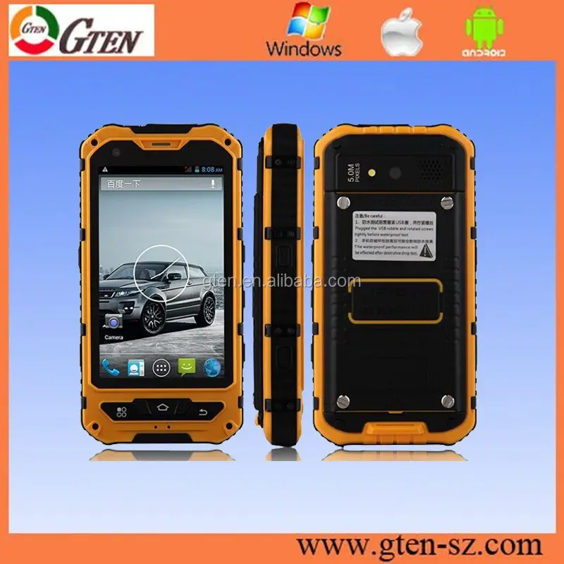 download free mobile games 4 inch land rover A8 military quality rugged phone with ips gorilla glass screen