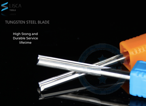 Mata Bor Penggilingan Dua Seruling Lurus CNC 3.175Mm Karbida Mata Bor Ujung Spiral Lurus Ganda - Product Image 4