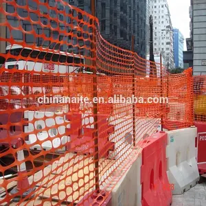 Plastic Mesh Fence Temporary Construction Site Orange Plastic Safety Mesh Fence