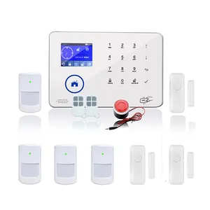 GSM WIFI ağ hırsız alarmı sistemi açık kameralar seçeneği akıllı ev güvenlik Alarm sistemi