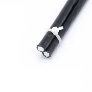 6awg service drop wire acsr messenger wire aluminum conductor cable price per meter for philippines market