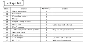 Chất lượng cao Trung Quốc Màn hình LCD biểu đồ quang học kỹ thuật số tầm nhìn cụ thử nghiệm - Product Image 3