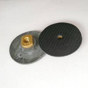 Raizi 4 inch 100 mét móc và vòng lặp mềm mại linh hoạt cao su trở lại lên backer Pads - Product Image 5