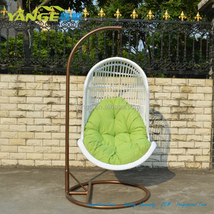 Columpio <span class=keywords><strong>de</strong></span> Jardín <span class=keywords><strong>de</strong></span> Hierro, Silla Colgante Tipo Huevo para Adultos, Hamacas Modernas - Product Image 4