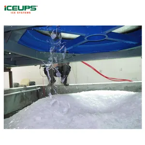 Iceups-máquina para hacer hielo seco, planta de copos de hielo comercial, 500kg/día