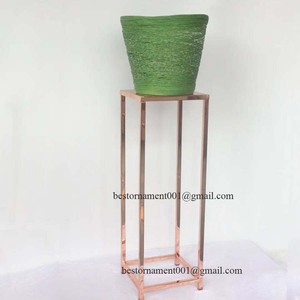 Fabrika satış altın <span class=keywords><strong>Metal</strong></span> asılı çiçek <span class=keywords><strong>stand</strong></span>ı kare <span class=keywords><strong>Metal</strong></span> mumluk düğün ve parti sahne dekorasyon - Product Image 2