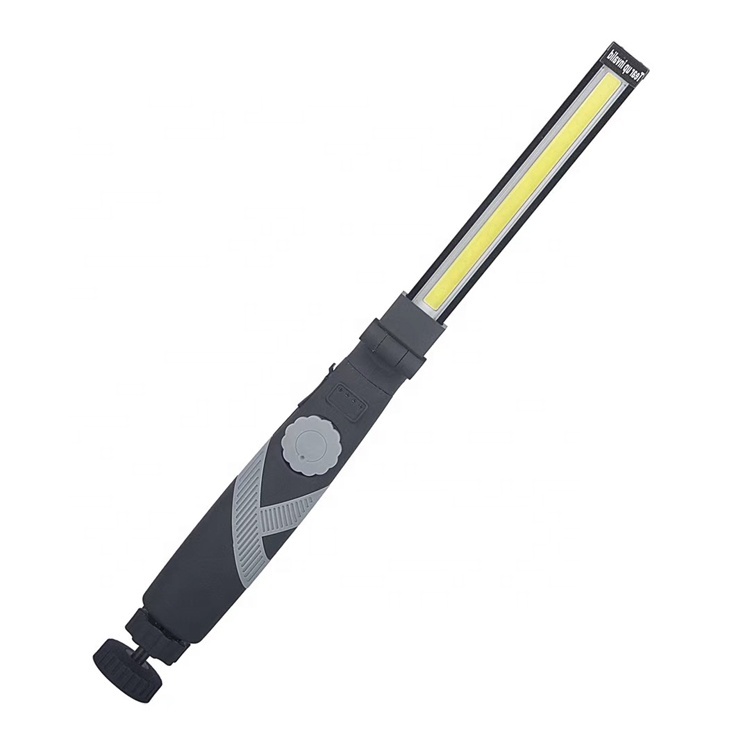 Magnetic Base ABS Flexible Strip Working Lamp Portable Hand Flashlight Torches Slim Foldable Rechargeable 10W Cob Led Work Light