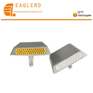 43 ग्लास मोती एल्यूमीनियम चिंतनशील बिल्ली आँख रोड स्टड - Product Image 4