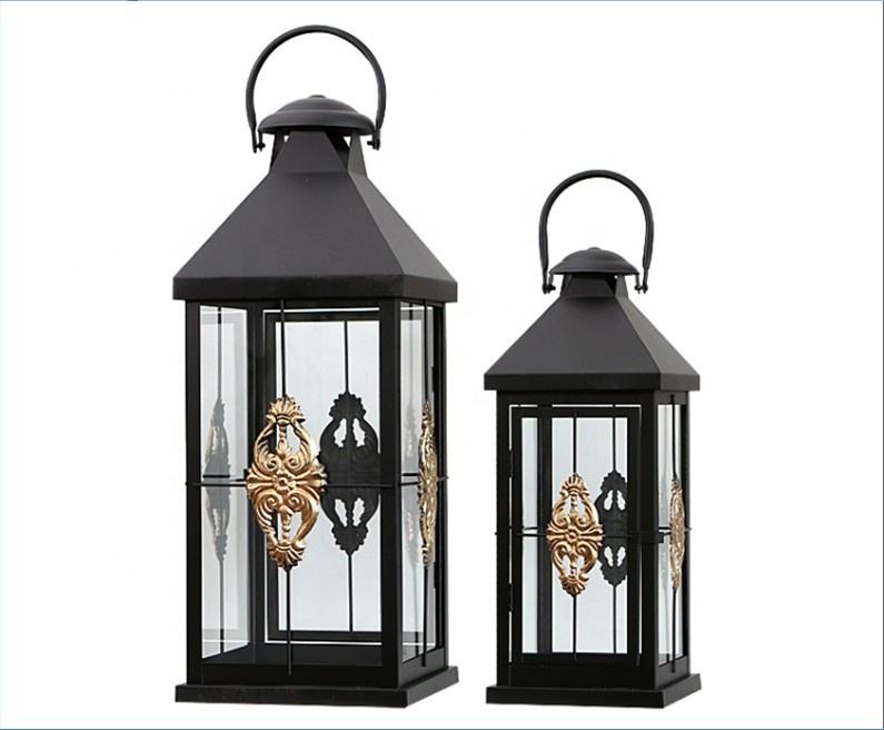 Portable Indoor outdoor decorating glass candle holders for home decor